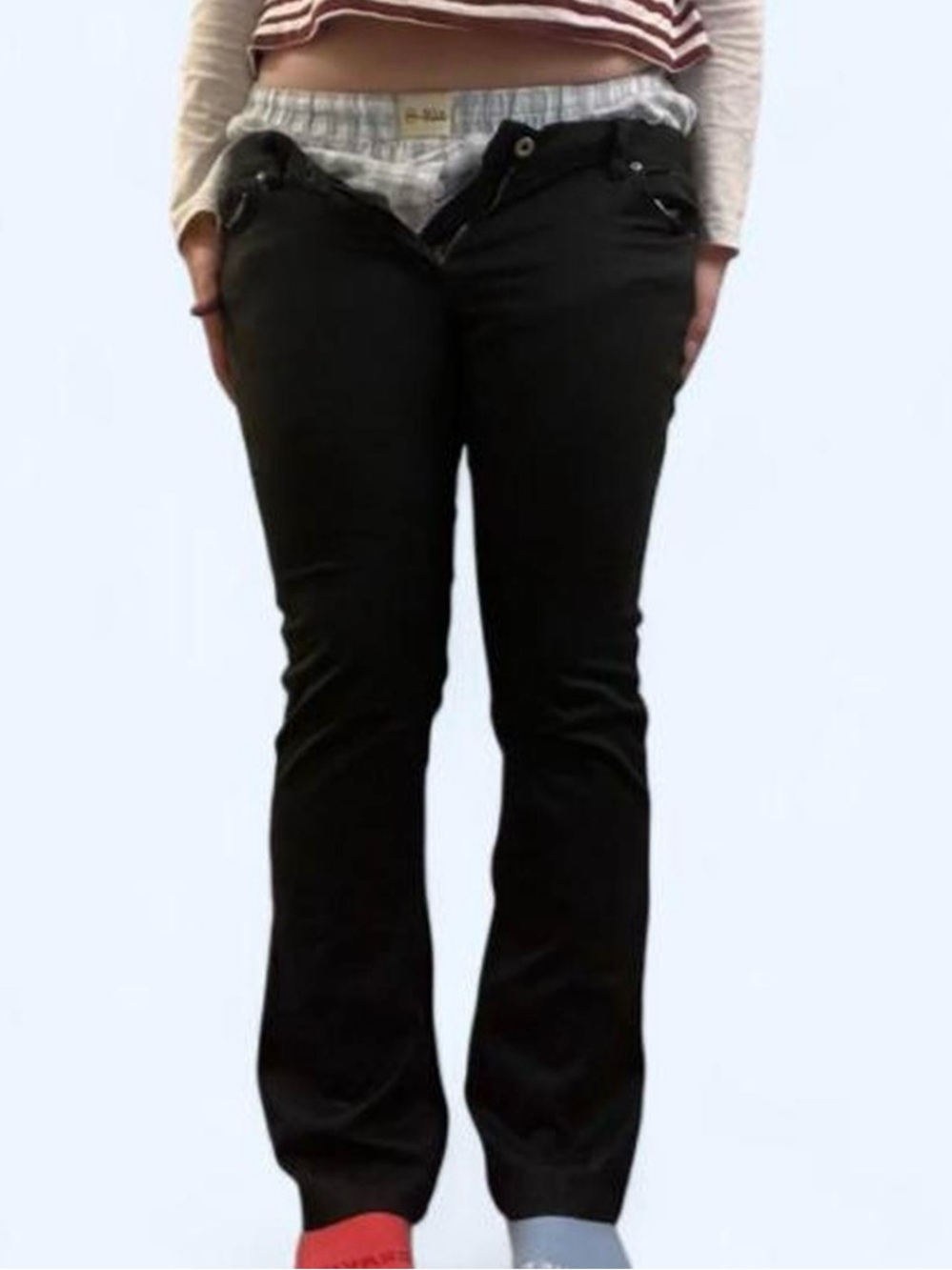 Women's Black Slim Bootcut Jeans